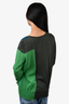 Akris Green Geometric Pattern Top Size L