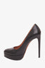 Alaïa Black Leather High Heels Size 37.5