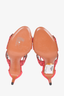 Alaïa Coral Laser Cut Strappy Heels Size 40