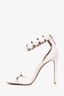 Alaia White Leather 'La Bombe' Heels Size 38