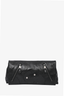 Alexander McQueen Black Leather 'Faithful Glove' Clutch