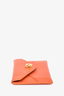Alexander McQueen Orange Leather Envelope Cardholder