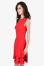 Alexander McQueen Red/Black Cutout Dress Size M