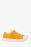 Alexander McQueen Yellow Suede Low Top Sneaker Size 42