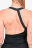 Alexander Wang Black Elastic Strap Wrap Sleeveless Midi Dress Size 0