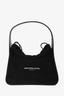 Alexander Wang Black Leather/Suede Drawstring Shoulder Bag