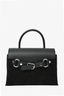 Alexander Wang Black Leather/Suede Top Handle Bag with Strap