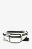 Alexander Wang Black/White Leather 'Attica' Mini Belt Bag