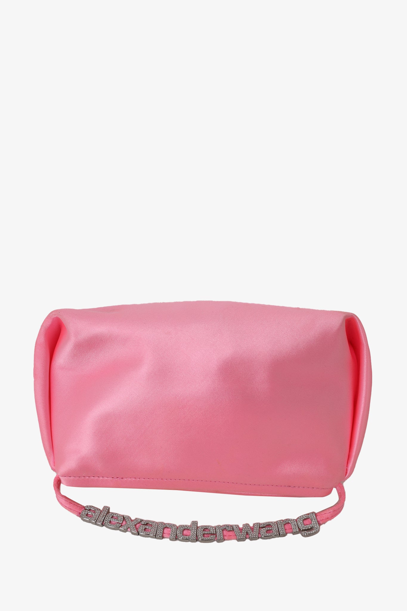 ALEXANDER WANG: clutch in fabric with set crystals - Red