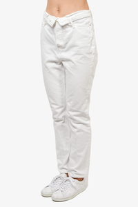 Alexander Wang White Folded Waistband Denim Jeans Size 30 – Mine & Yours