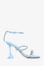 AMINA MUADDI Blue Rhinestone 'Gilda' Heels Size 38