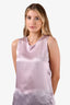 Ann Demeulemeester Lilac Purple Silk Sleeveless Top Size 38