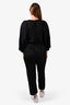 Apiece Apart Black Ruffle Sleeve Jumpsuit Size 4