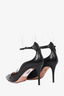 Aquazzura Black Leather Strappy Pumps Size 39