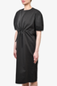 Arch The Black Drawstring Maxi Dress Size 36
