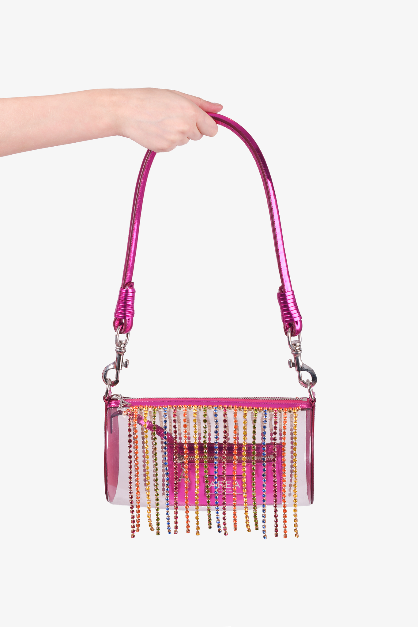 Pink 2025 fringe bag