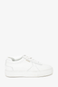 Axel Arigato White Leather Low Top Sneakers Size 37