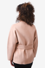 Ba&sh Beige Wool 'Lady' Wrap Short Coat Size 0