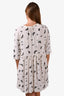 Ba&sh White Butterfly 3/4 Sleeve Mini Dress Size S