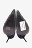 Balenciaga Black Velvet Drape Knife Pumps Size 37