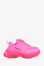 Balenciaga Pink Triple S Clear Sole Sneakers Size 39