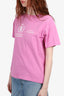 Balenciaga Pink World Food Programme T-Shirt Size XS