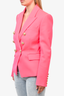 Balmain Hot Pink Classic Blazer Size 40
