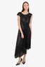 Barbara Bui Black Asymmetrical Smock Sleeveless Dress Size 40