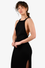 Bec + Bridge Black Backless Ribbed Maxi Dress Size M