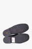 Bottega Veneta Black Brushed Leather Slip-On Loafers Size 42