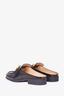 Bottega Veneta Black Brushed Leather Slip-On Loafers Size 42