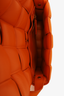 Bottega Veneta Orange Leather "Padded Cassette" Shoulder Bag