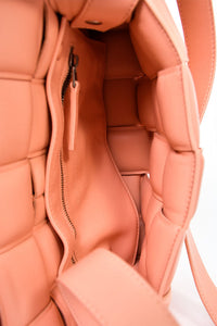 Bottega Veneta Peach Padded Cassette Shoulder Bag