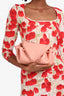 Bottega Veneta Pink Leather Small Beak Shoulder Bag