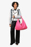 Bottega Veneta Pink Nappa Leather Large Hobo Shoulder Bag