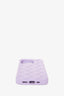 Bottega Veneta Purple Intrecciato iPhone 14 Pro Phone Case