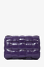 Bottega Veneta Purple Patent Leather Cassette Shoulder Bag