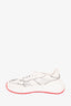 Bottega Veneta White Leather Speedster Sneaker Size 42.5
