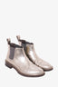 Brunello Cucinelli Silver Ankle Boots Size 38