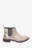 Brunello Cucinelli Silver Ankle Boots Size 38