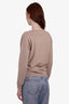 Brunello Cucinelli Beige Cashmere Beaded Sweater