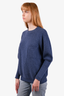 Brunello Cucinelli Blue Cashmere Knit Sweater Size S