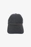 Brunello Cucinelli Grey Wool Beaded Baseball Cap