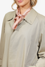 Burberry Beige Button Down Trench Coat