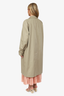 Burberry Beige Button Down Trench Coat