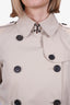 Burberry Beige Classic Trench Coat with Belt Size 4