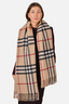Burberry Beige/Nova Check Wool/Cashmere Pocket Oversized Scarf