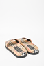 Burberry Beige Novacheck Canvas Slides sz 44