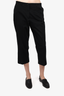 Burberry Black Cropped Trousers Size 8