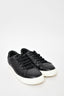 Burberry Black Leather Monogram Albridge Sneaker Size 39.5